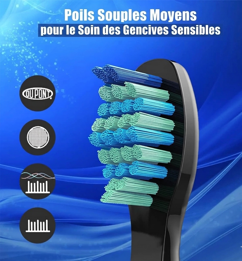 Lot de 4 Brossettes de rechange
FrenchSmile