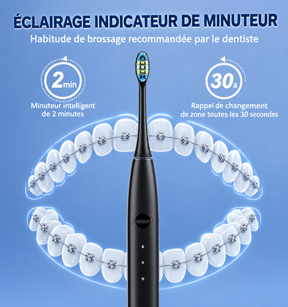 Aurée — La brosse électrique pensée pour les porteurs de bagues et gouttières