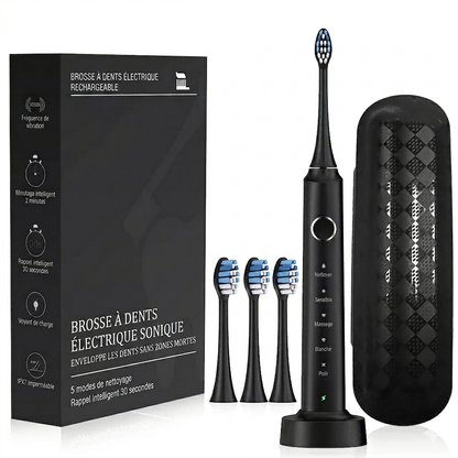 FrenchSmile F01 — Brosse à dents sonique premium, 40 000 vibrations/min