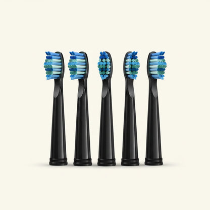 Kit de 5 têtes de rechange FrenchSmile Blanc/Noir